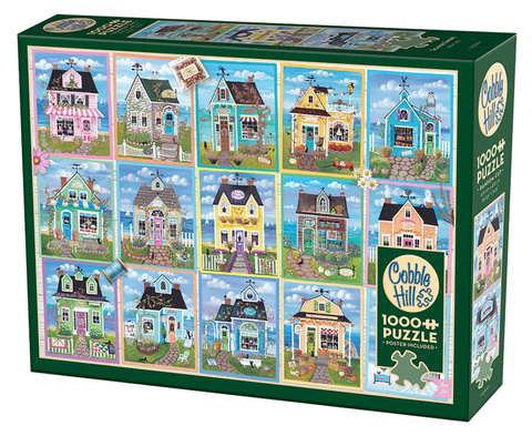 Puzzle 1000 el. Sklepy nad morzem