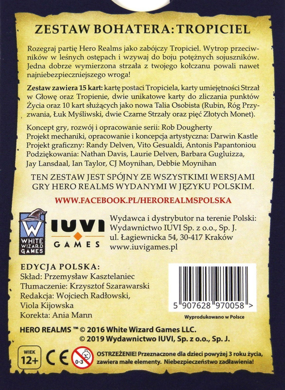 Hero Realms: Zestaw Bohatera - Tropiciel