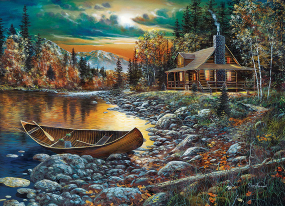 Puzzle 1000 el. Wypoczynek w górach