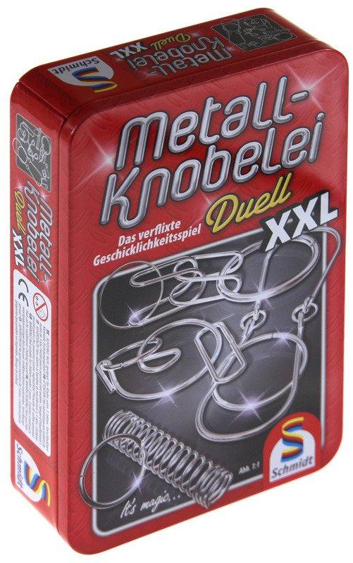 Łamigłówki druciane XXL (w metalowej puszce)