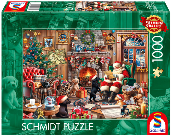 PQ Puzzle 1000 el. Święty Mikołaj czyta listy