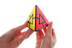 Pyraminx Duo - łamigłówka Recent Toys - poziom 2/5