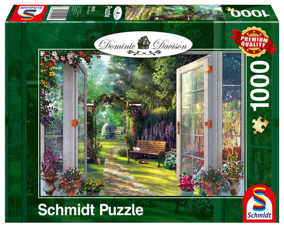 PQ Puzzle 1000 el. DOMINIC DAVISON Pokój z widokiem na ogród
