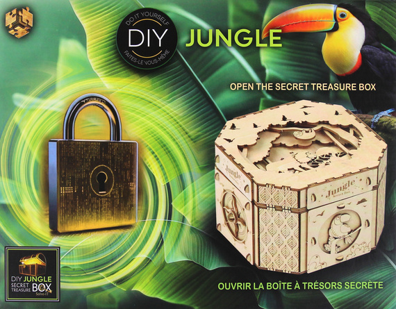 Łamigłówka TREASURE BOX - Jungle Secret (DIY) - poziom 3/4