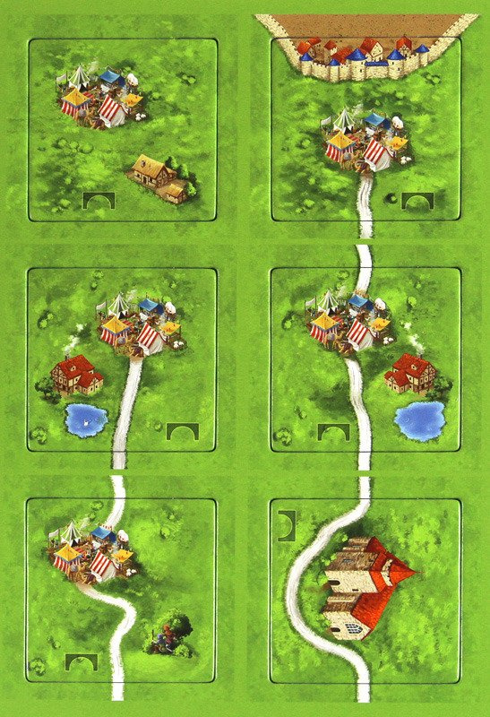 Carcassonne: 8. dodatek - Mosty, Zamki i Bazary (II edycja polska)
