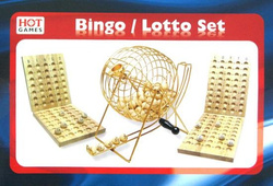 Bingo - złoty zestaw do gry (75 piłeczek) (HG)