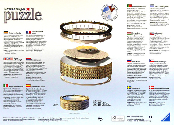Puzzle 3D - Koloseum