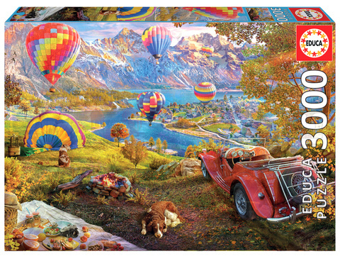 Puzzle 3000 el. Start balonów OUTLET