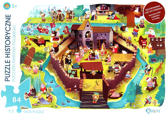 Puzzle historyczne - Początki państwa polskiego OUTLET