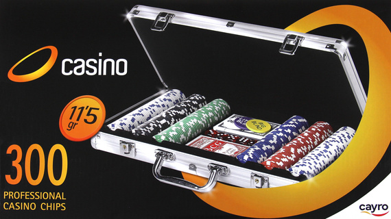 Żetony pokerowe 300 szt. 11.5 g (DR-300)