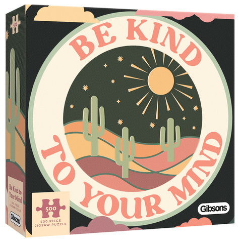Puzzle 500 el. Bądź miły dla swojego umysłu
