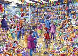 Puzzle 500 el. XL Sklep ze słodyczami