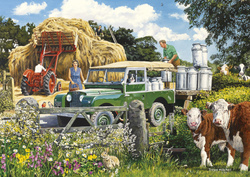 Puzzle 4 x 500 el. Rolnik