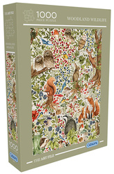 Puzzle 1000 el. Leśne zwierzęta