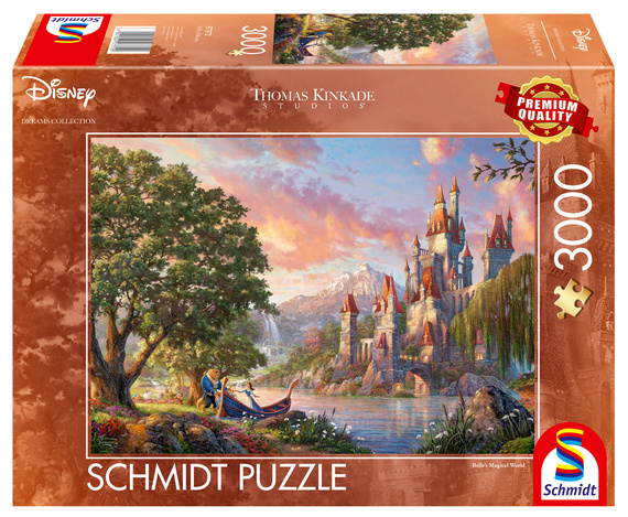PQ Puzzle 3000 el. THOMAS KINKADE Piękna i Bestia (Disney) OUTLET