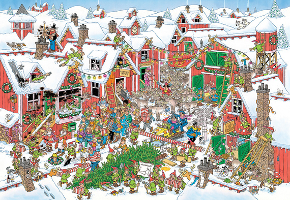 Puzzle 5000 el. JAN VAN HAASTEREN Wioska Świętego Mikołaja OUTLET