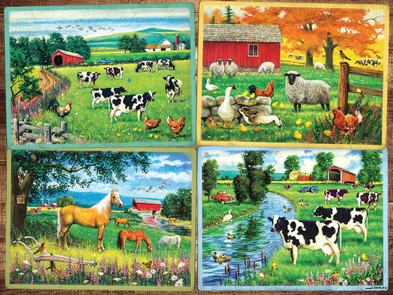 Puzzle 275 el. XL Przyjaciele z jednej farmy