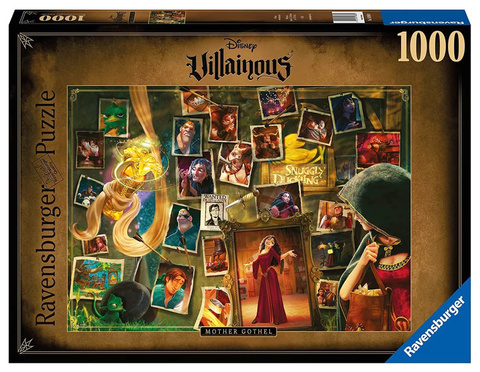 Puzzle 1000 el. Roszpunka (Złoczyńcy Disneya - Matka Gertruda)