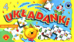 Układanki - 4 gry edukacyjne