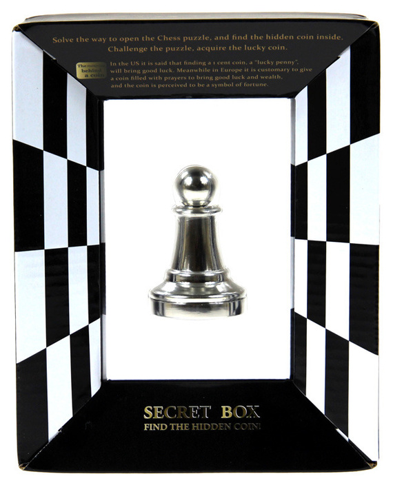 Seria Szachy (Silver) - Łamigłówka Cast Pawn (Pion)