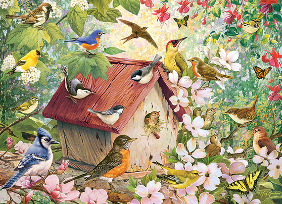 Puzzle 1000 el. Kwitnąca wiosna