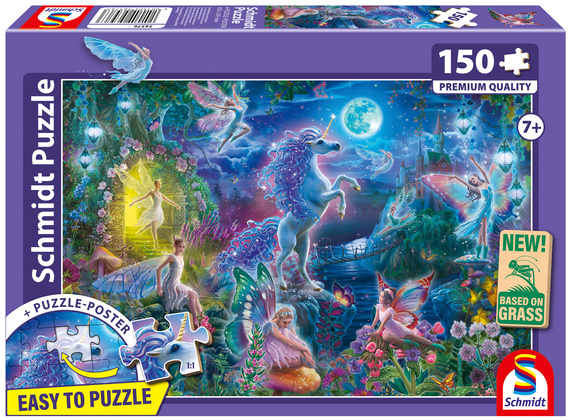 PQ Puzzle 150 el. Bajka o jednorożcu OUTLET