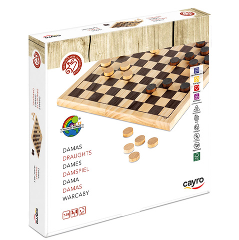 Warcaby drewniane (634)