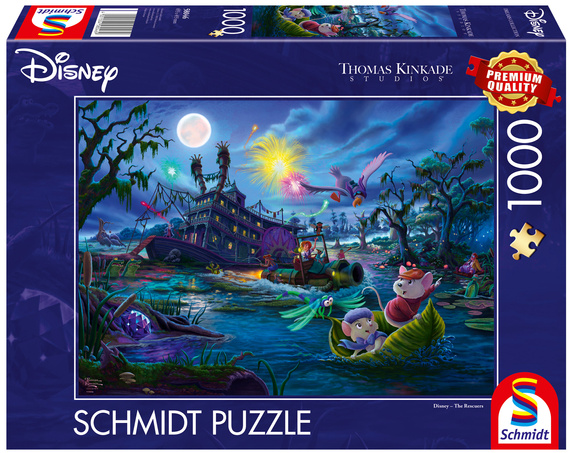 PQ Puzzle 1000 el. THOMAS KINKADE Bernard i Bianka (Disney) OUTLET