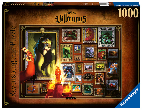 Puzzle 1000 el. Król Lew (Złoczyńcy Disneya - Skaza)
