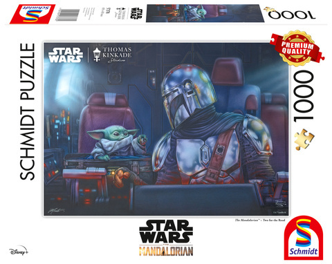 PQ Puzzle 1000 el. THOMAS KINKADE W drogę (Star Wars - The Mandalorian)