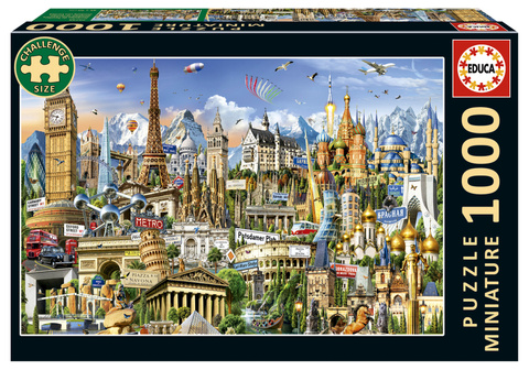 Puzzle 1000 el. Symbole Europy (miniatura)