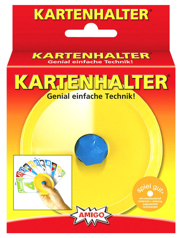 Trzymacz do kart (żółty)