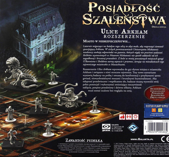 Posiadłość szaleństwa: Ulice Arkham (druga edycja)