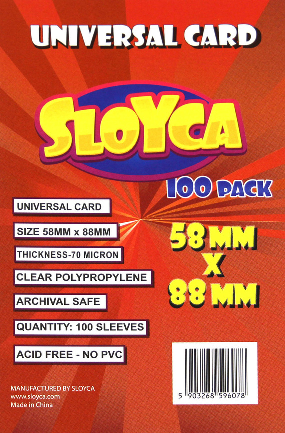 Koszulki na karty - Universal Card (58x88 mm) - 100 szt.