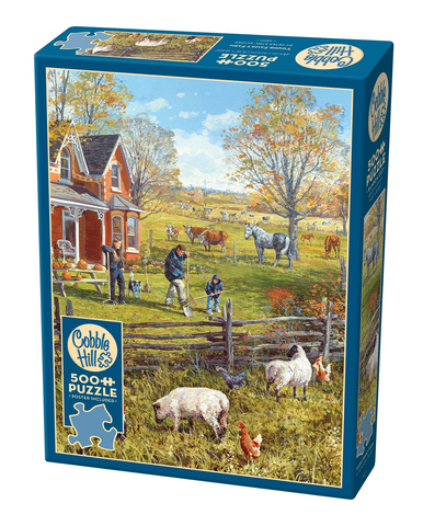Puzzle 500 el. Rodzinna farma