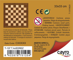 Plansza do gry w Szachy 33x33 cm (T-137)