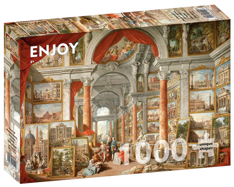 Puzzle 1000 el. Współczesny Rzym, Giovanni Paolo Panini