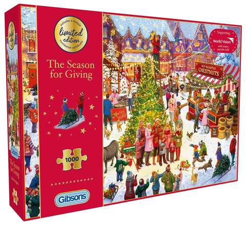 Puzzle 1000 el. Sezon dawania prezentów