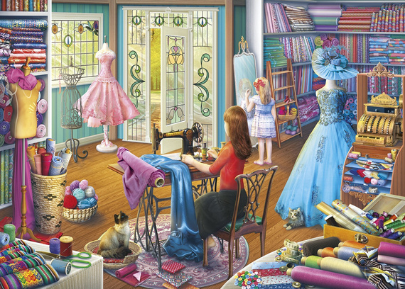 Puzzle 500 el. XL Córka krawcowej