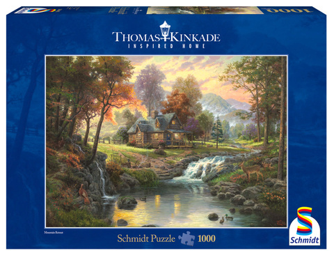 PQ Puzzle 1000 el. THOMAS KINKADE Górskie zacisze