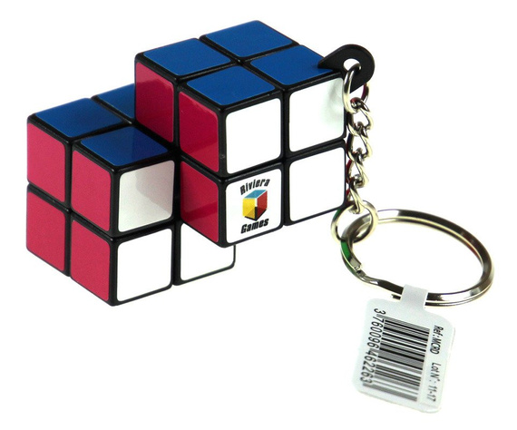 Brelok do kluczy z podwójną kolorową kostką 2x2x2 (standard)
