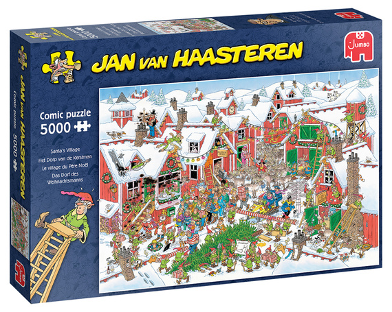 Puzzle 5000 el. JAN VAN HAASTEREN Wioska Świętego Mikołaja OUTLET