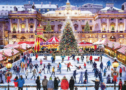 Puzzle 1000 el. Łyżwy przy Somerset House / Londyn / Anglia