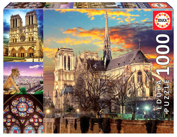 Puzzle 1000 el. Katedra Notre Dame / Paryż