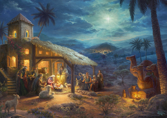 PQ Puzzle 1000 el. THOMAS KINKADE Narodziny Jezusa
