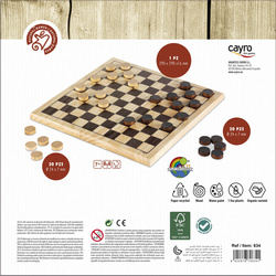 Warcaby drewniane (634)