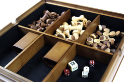Szachy / Warcaby / Backgammon Deluxe (1602)