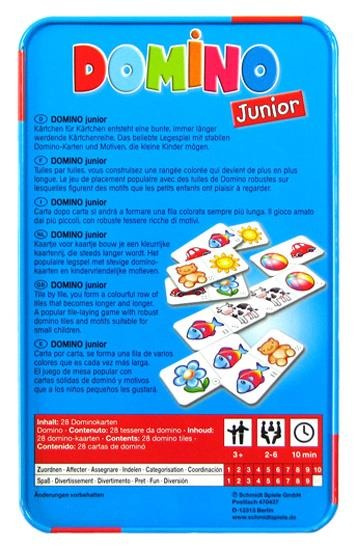 Domino Junior (w metalowej puszce)