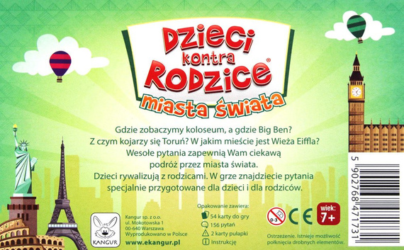 Dzieci kontra Rodzice - Miasta świata