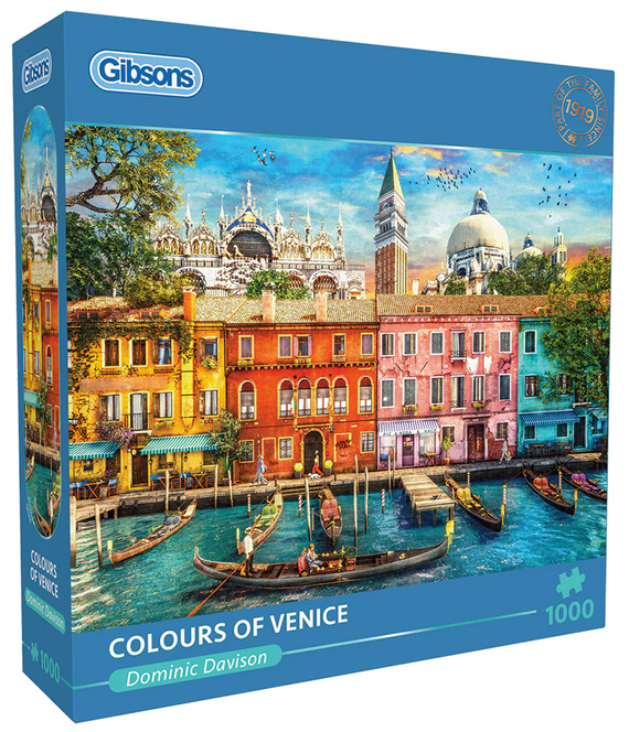 Puzzle 1000 el. Kolory Wenecji / Włochy